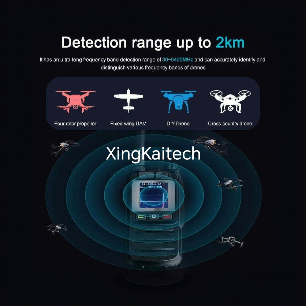 Drone Battery Alarm - Handheld FPV Drone Detector with Alarm