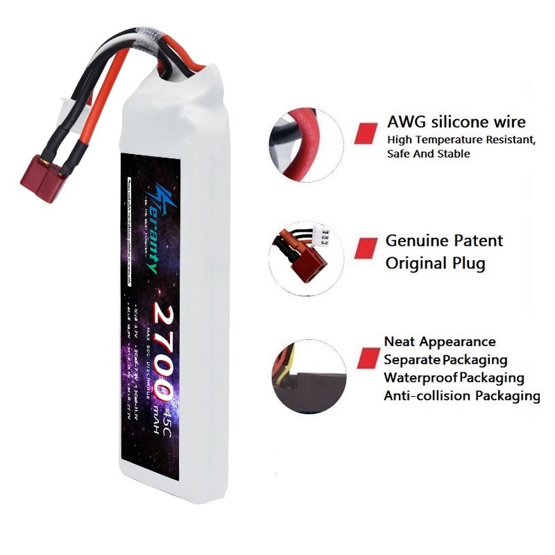 1/3PCS 2S 7.4V Lipo Battery 27 - огляд і ціна Drone Battery Lipo