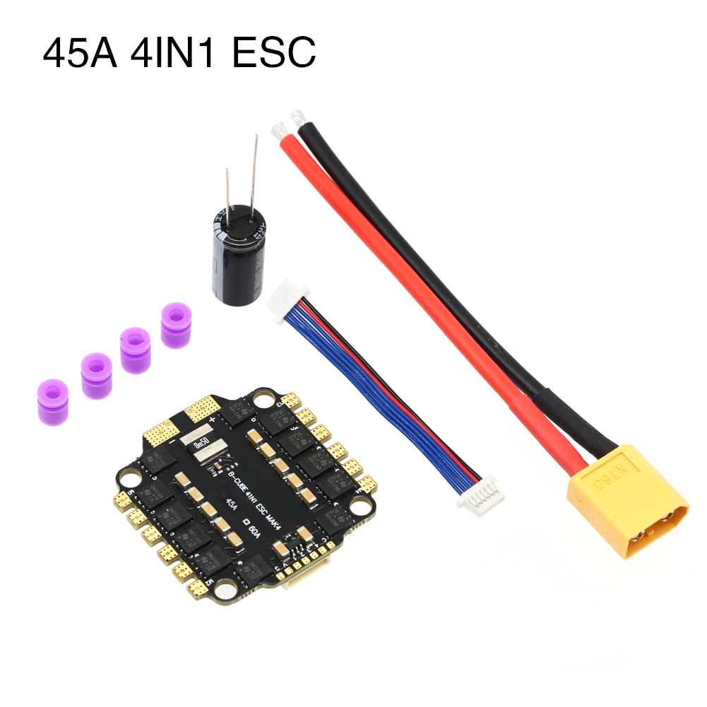 UAngel 4IN1 45A 60A ESC BLHELI - огляд і ціна Drone Battery 6S