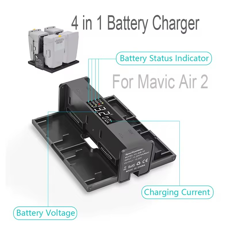 4 in 1 Portable Folding Chargi - огляд і ціна Drone Battery Smart