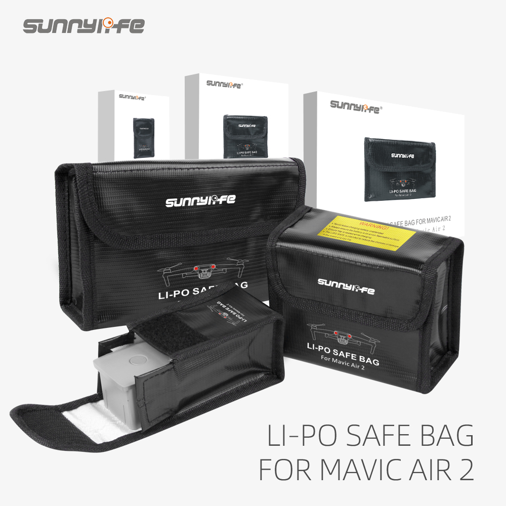 For DJI AIR 2S LiPo Safe Bag E - огляд і ціна Drone Battery Bag