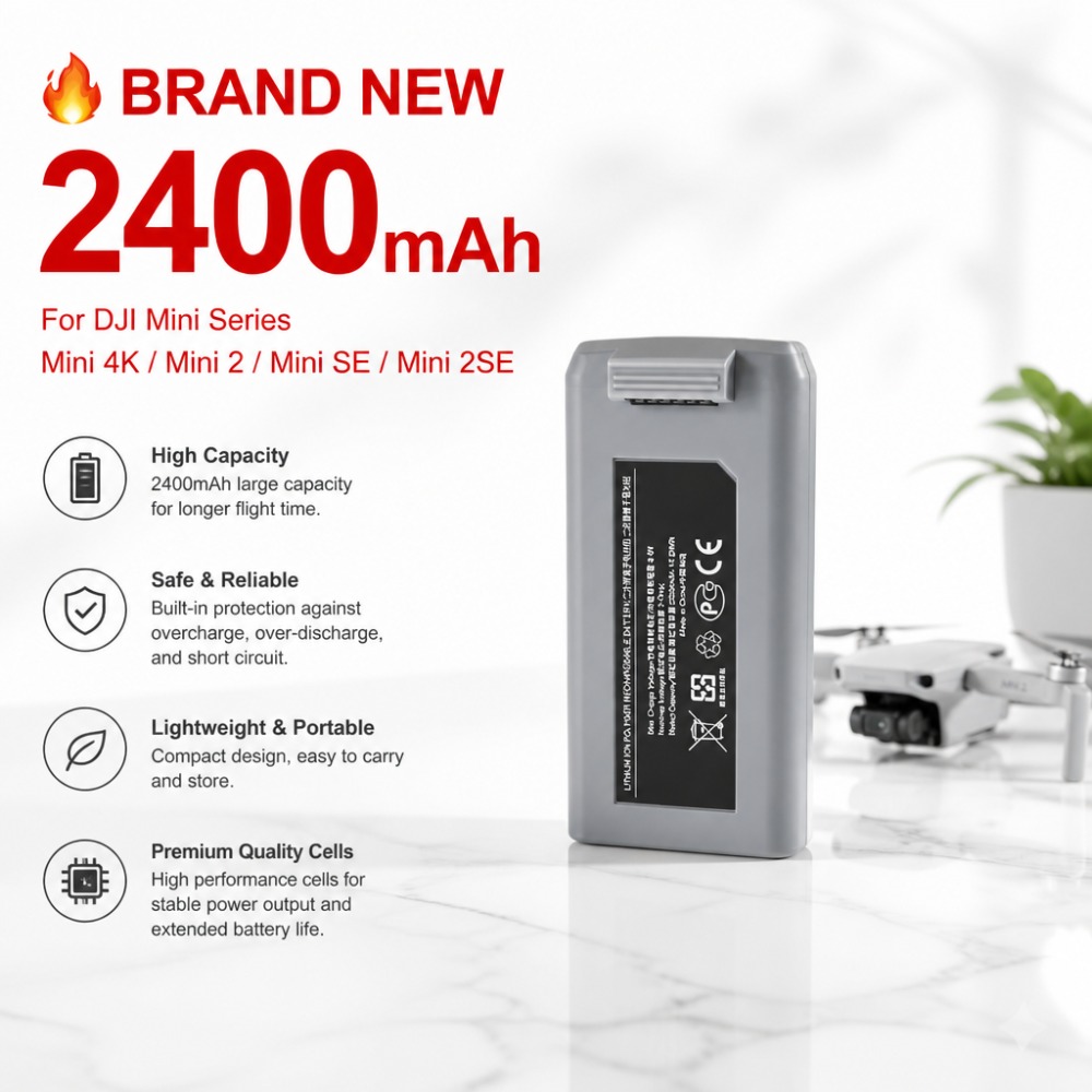 2400mAh Battery for DJI Mini 4 - огляд і ціна Drone Battery Smart