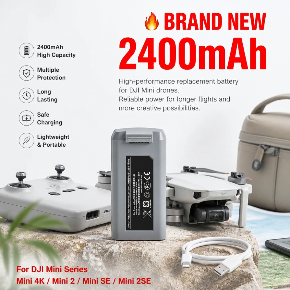 2400mAh Battery for DJI Mini 4 - огляд і ціна Drone Battery Smart