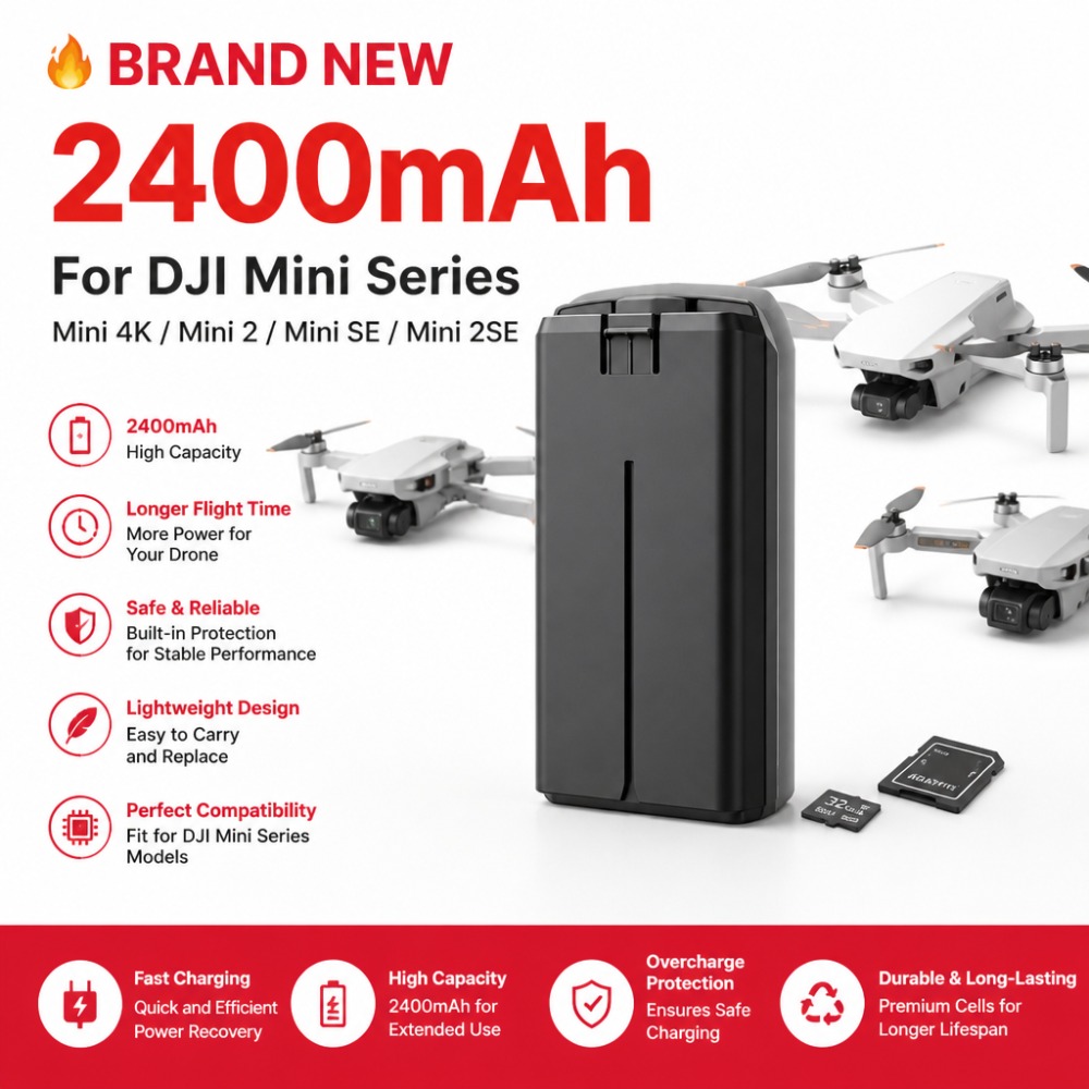 2400mAh Battery for DJI Mini 4 - огляд і ціна Drone Battery Smart